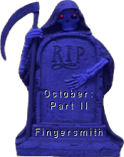 Fingersmith's tombstone